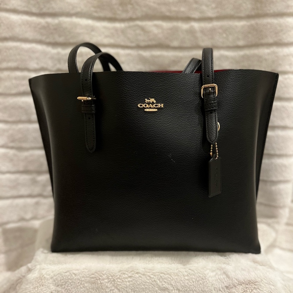 Coach Mollie tote black